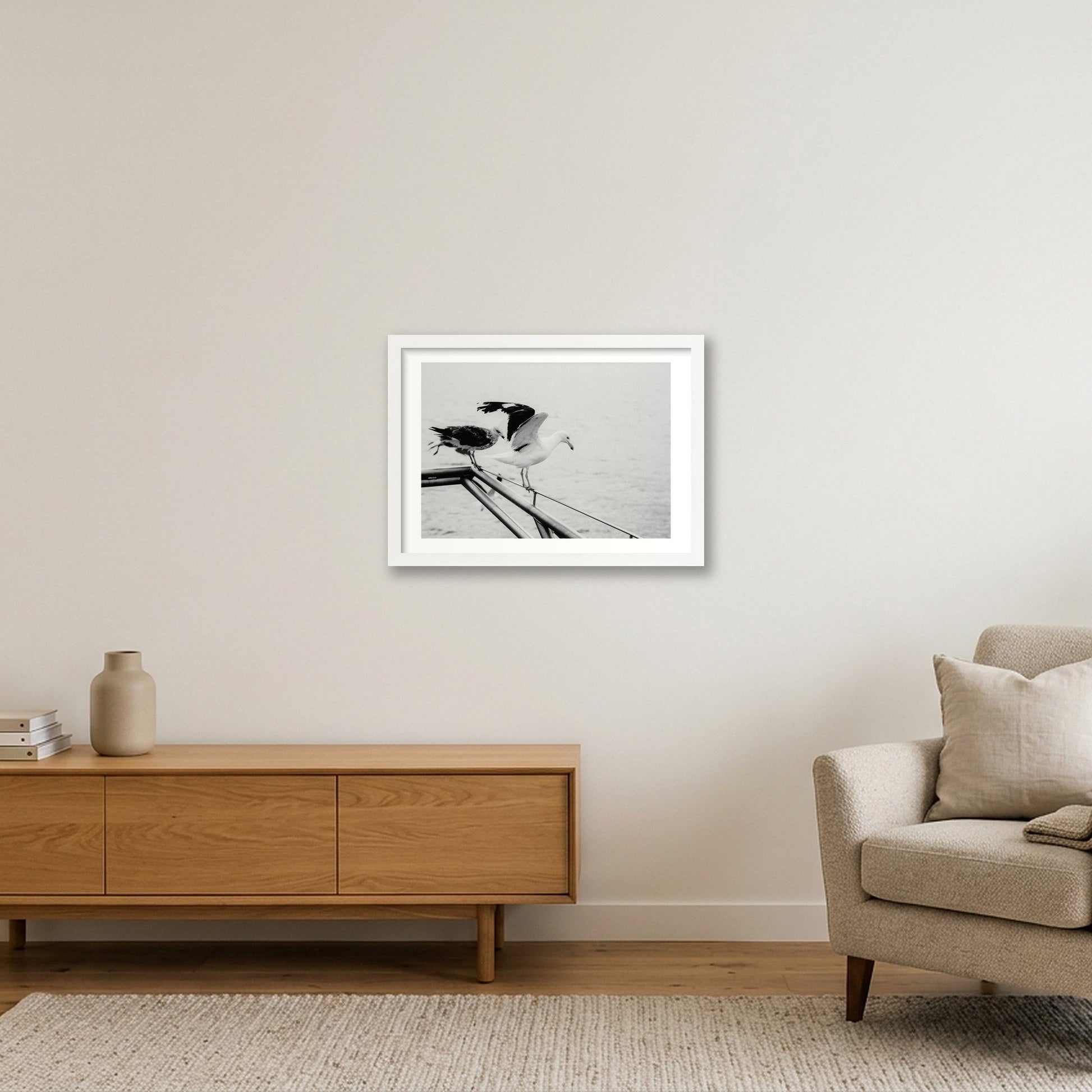 494 — A3 (42×30cm, 17×12") White Frame