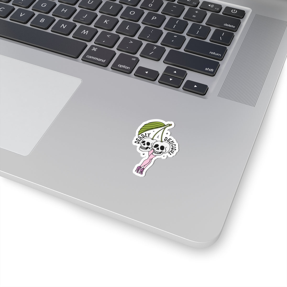 Cheeky Skull Cherry Sticker Gift For Teen Vinyl Decal Present For Friend Unique Punk Art Aesthetic – product image 11