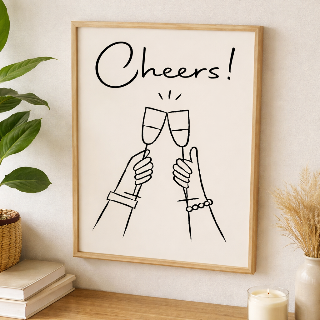 Vintage Cocktail Mojito Wine Club Bar Drinks Wall Art Canvas