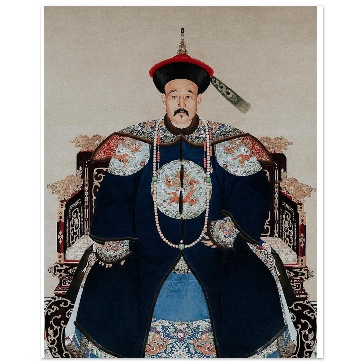 Chinese Imperial Portrait Wall Art Foam Board Print Fine Art Home Decor Gallery Collector Gift Living – product image 4