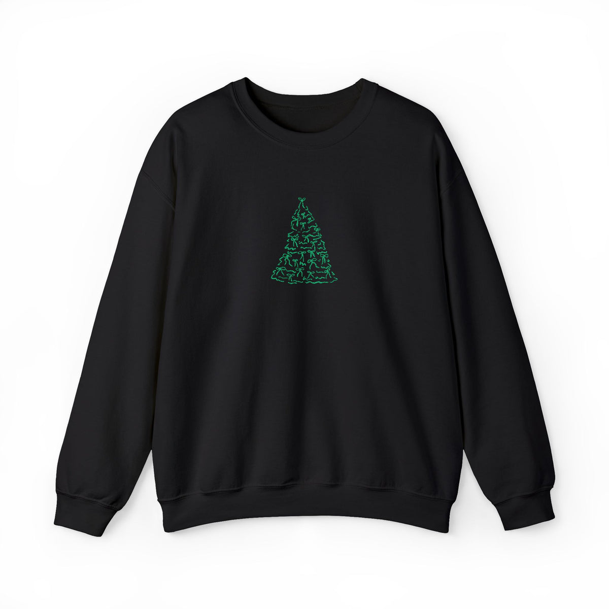 Christmas Bow Tree Sweatshirt Gift For Wife Holiday Crewneck Seasonal Winter Present For Sister – product image 4