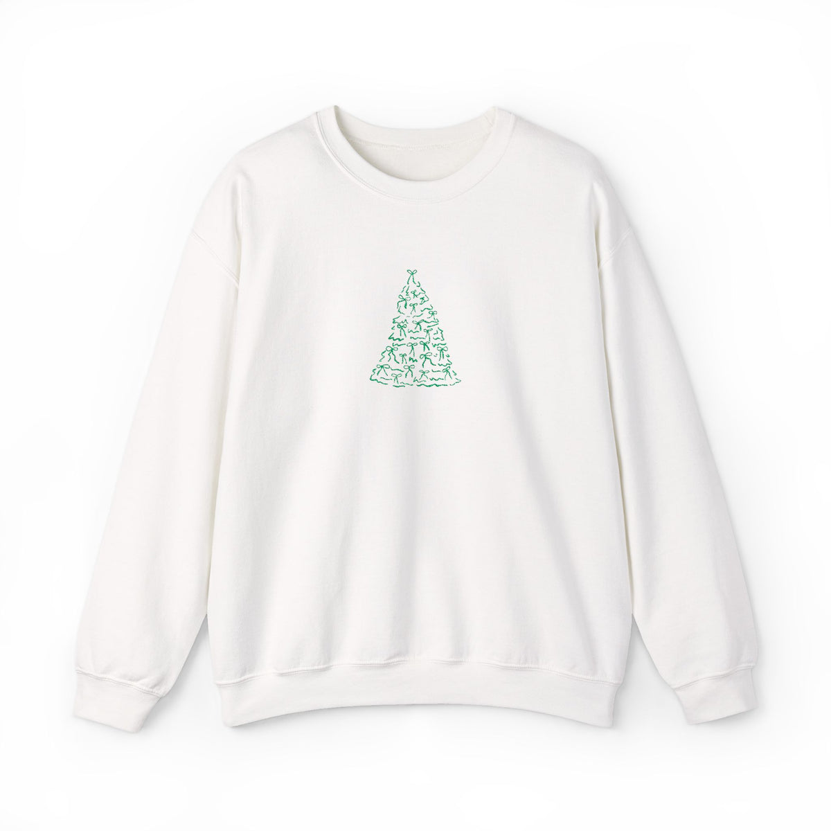 Christmas Bow Tree Sweatshirt Gift For Wife Holiday Crewneck Seasonal Winter Present For Sister – product image 5