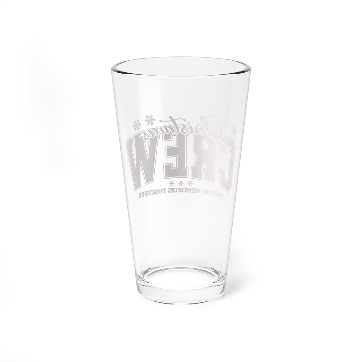 Christmas Crew Mixing Glass Gift For Best Friend Holiday Cocktail Tumbler Present For Roommate – product image 3