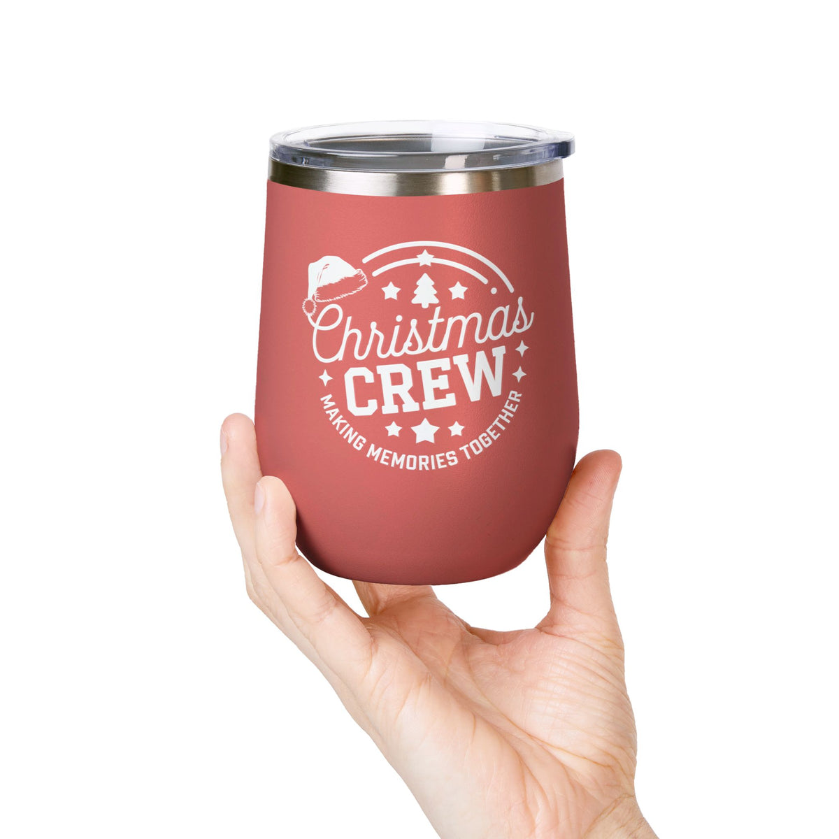 Christmas Crew Wine Tumbler For Family Christmas Party Holiday Party Cup Festive Family Gift Mug For – product image 15