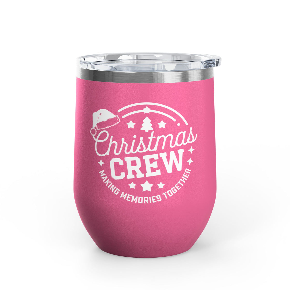 Christmas Crew Wine Tumbler For Family Christmas Party Holiday Party Cup Festive Family Gift Mug For – product image 2