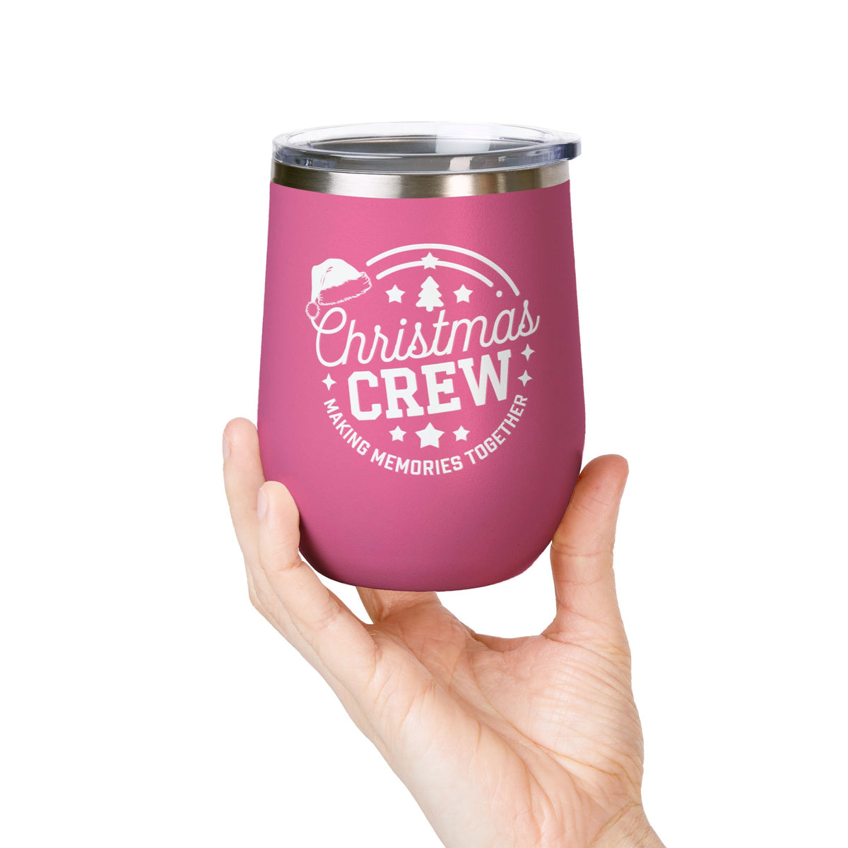 Christmas Crew Wine Tumbler For Family Christmas Party Holiday Party Cup Festive Family Gift Mug For – product image 9