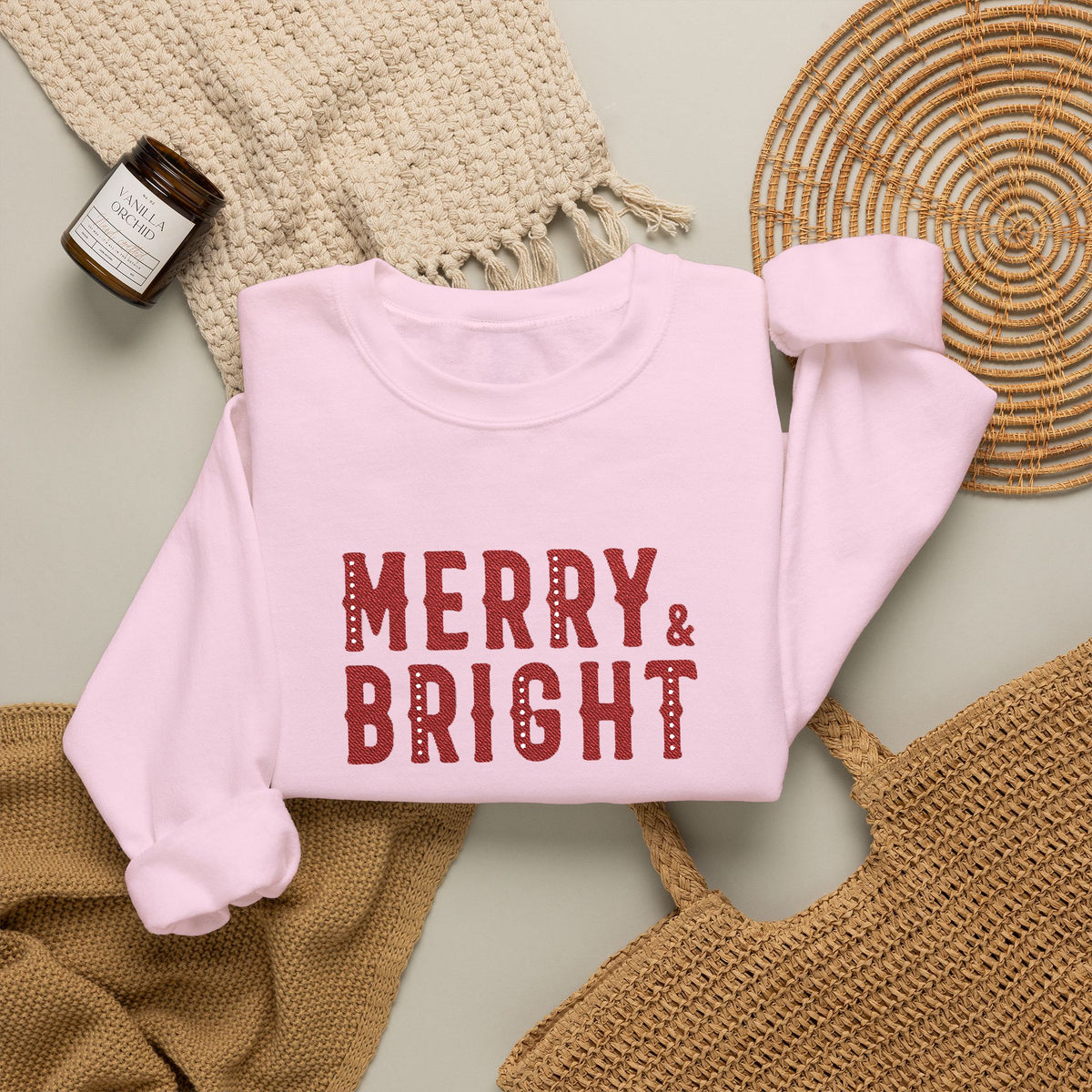 Christmas Sweater Embroidered Crewneck For Matching Family Christmas Sweatshirt Cozy Christmas – product image 16