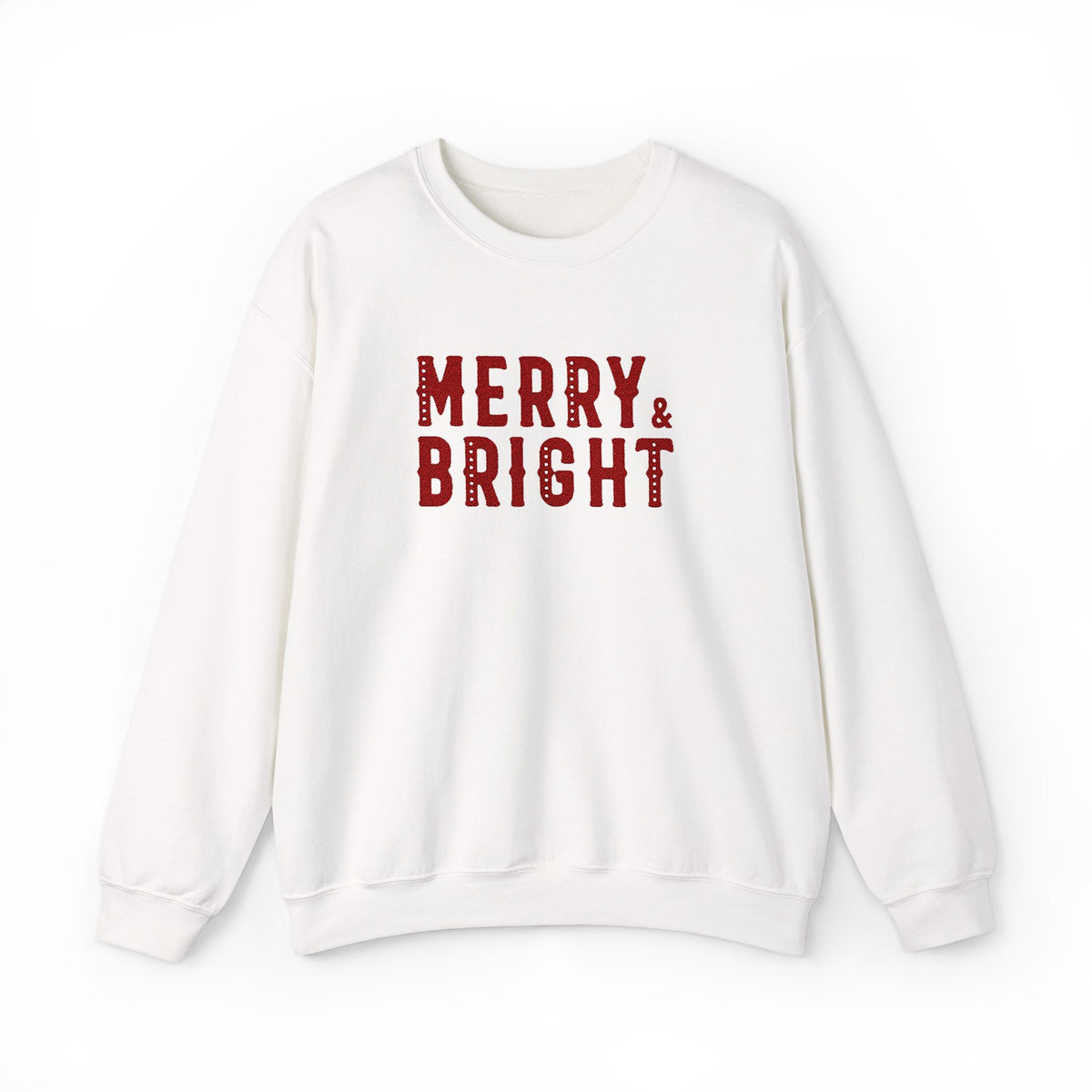 Christmas Sweater Embroidered Crewneck For Matching Family Christmas Sweatshirt Cozy Christmas – product image 5
