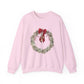 Christmas Wreath Sweatshirt Gift For Mom Holiday Crewneck Seasonal Winter Present For Sister Classic – product image 8
