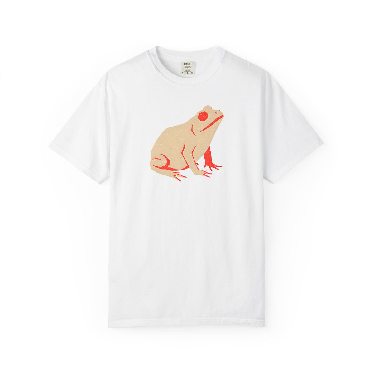 Colorful Frog Unisex T-shirt For Him Tee Japanese Frog Playful Top Casual Wear, Animal Lover Gift,