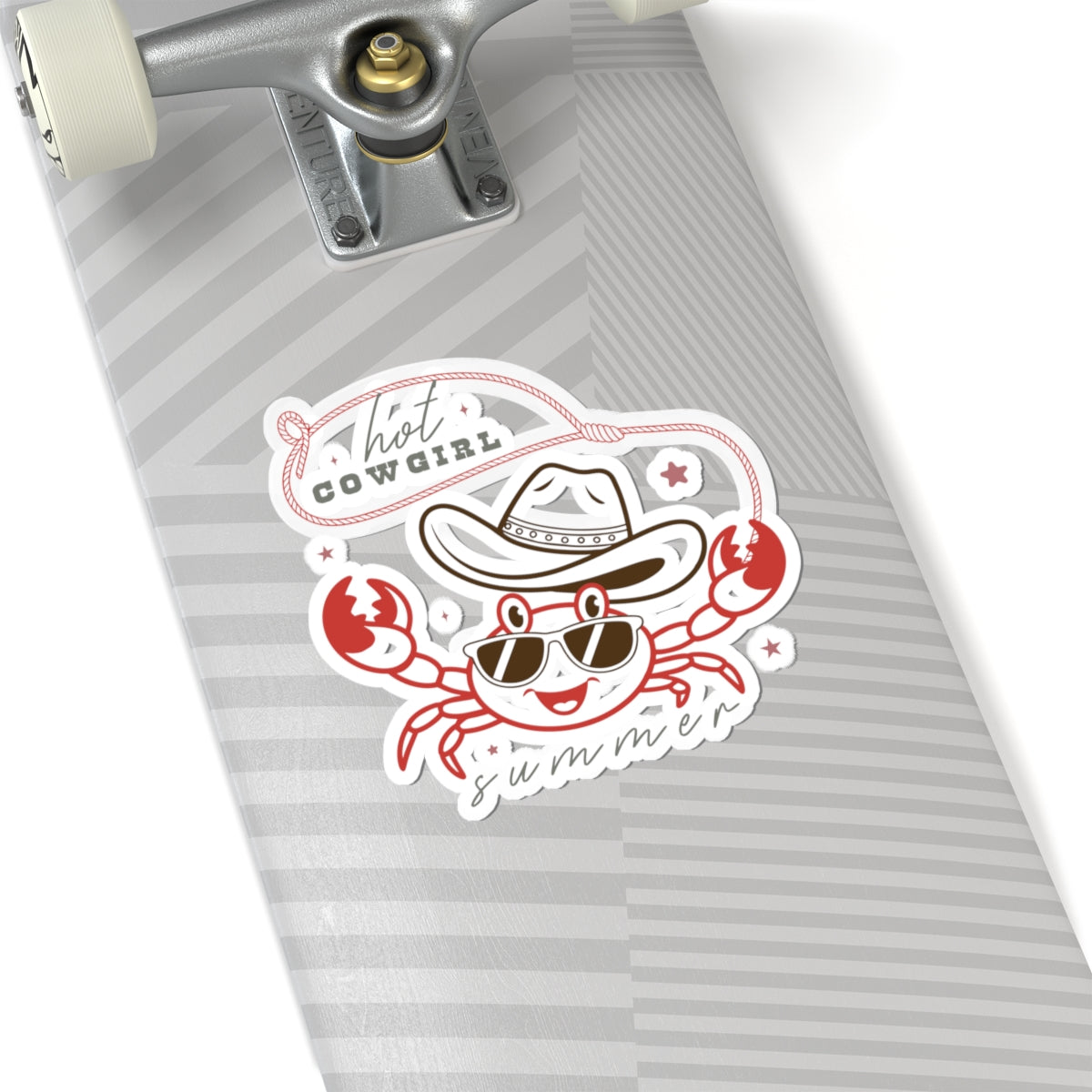 Cowgirl Summer Sticker For Phone Decal Western Beach Decal Coastal Country Vinyl Laptop Journal Water – product image 2