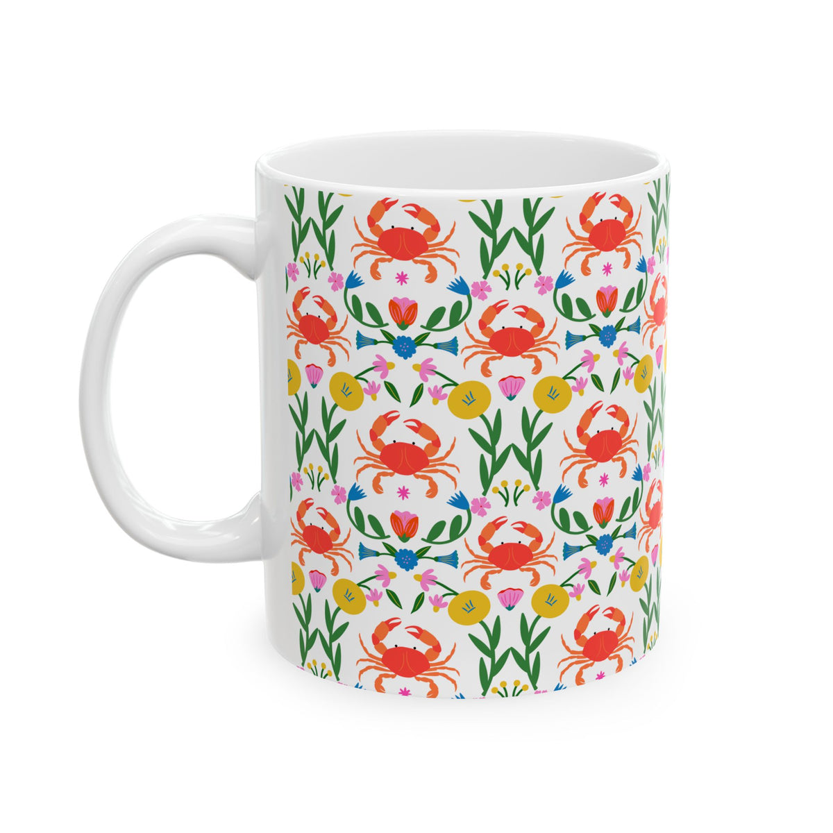 Crab Mug For Coastal Decor Crab Kitchenware Coastal Coffee Cup Nautical Tea Mug Beach House Gift Cute