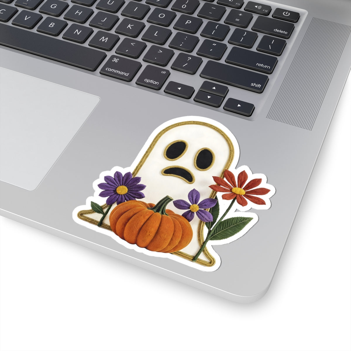 Cute Ghost Halloween Sticker Fall Pumpkin Decal For Halloween Party Decor Cottagecore Autumn Laptop – product image 2