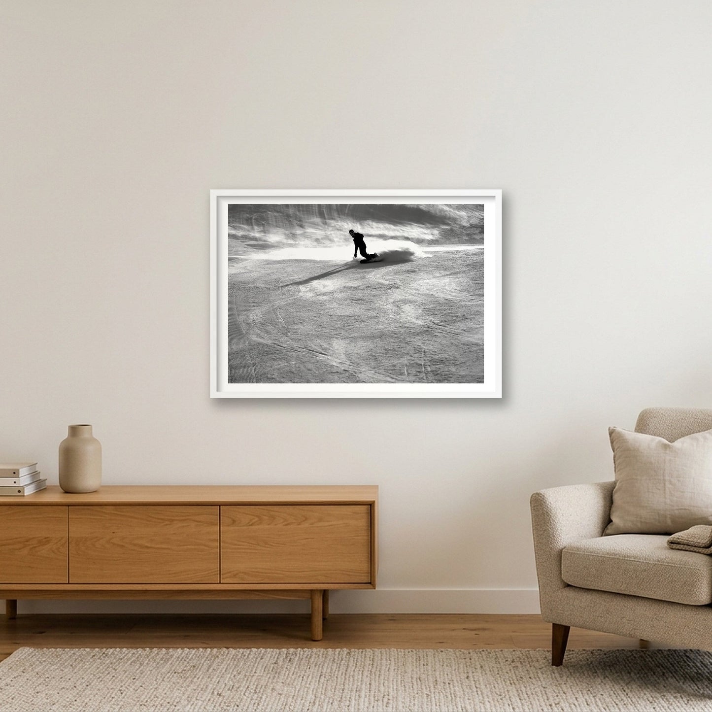 453 — 84×59cm, 33×23" White Frame