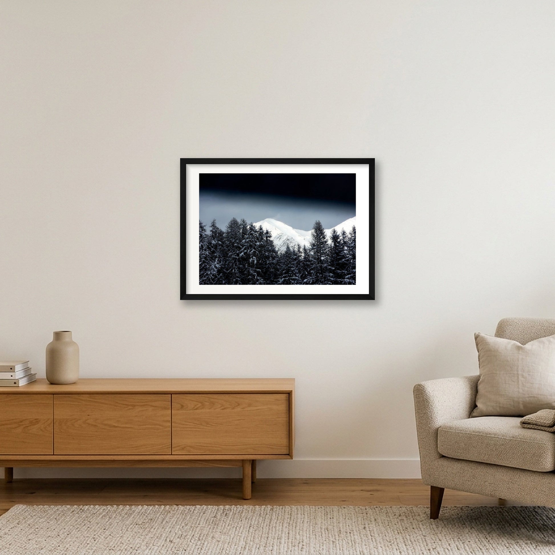 402 — 59×42cm, 23×17" Black Frame