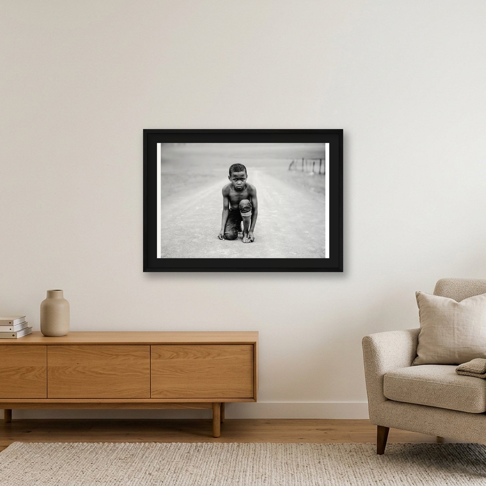 1881 — 84×59cm, 33×23" Black Frame
