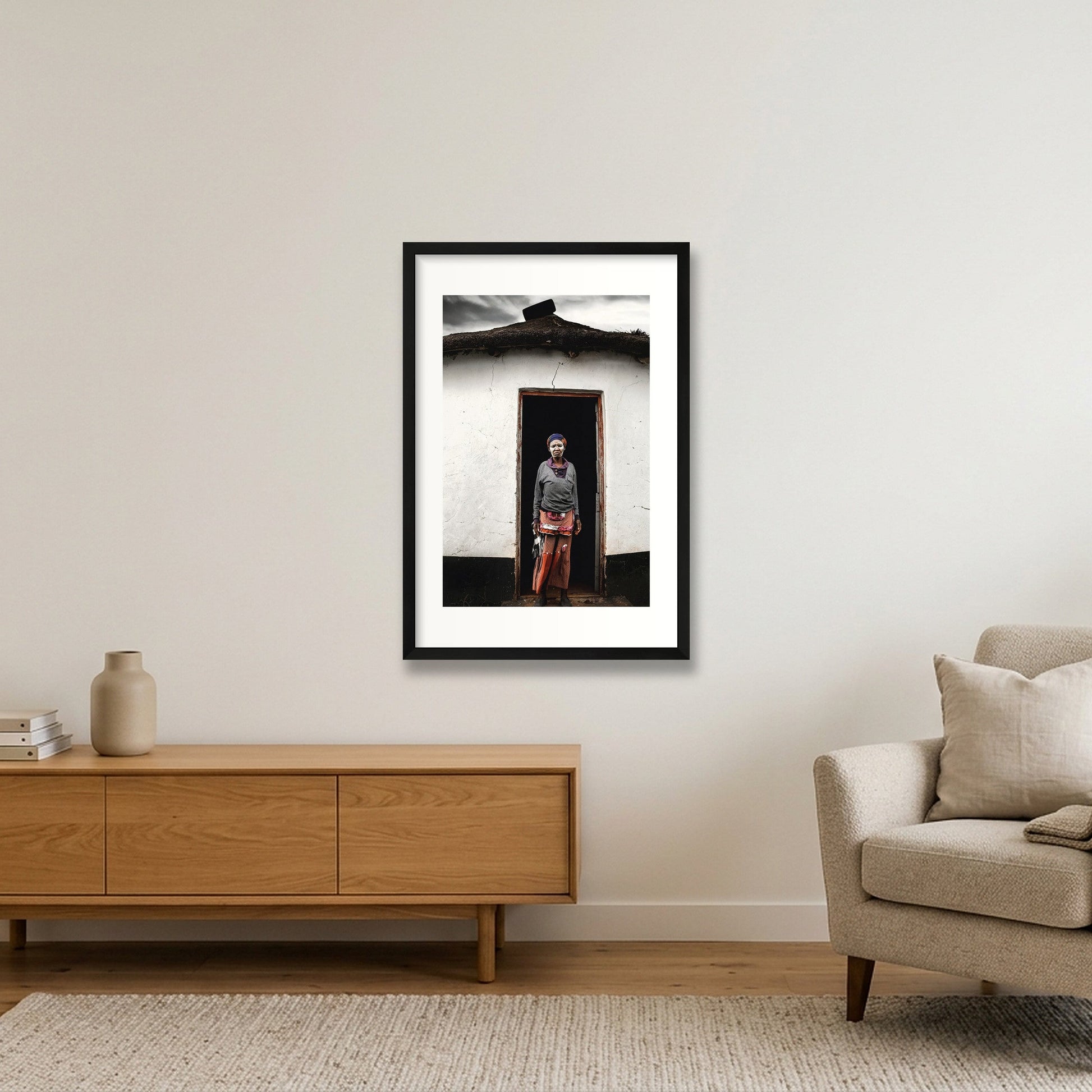 90 — 40×60cm, 16×24" Black Frame