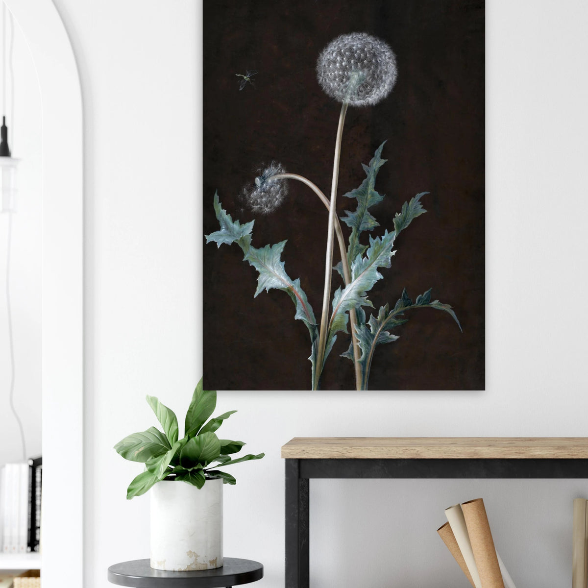 Dandelion 1755 by Barbara Regina Dietzsch Poster Print styled product view #PD_429 10