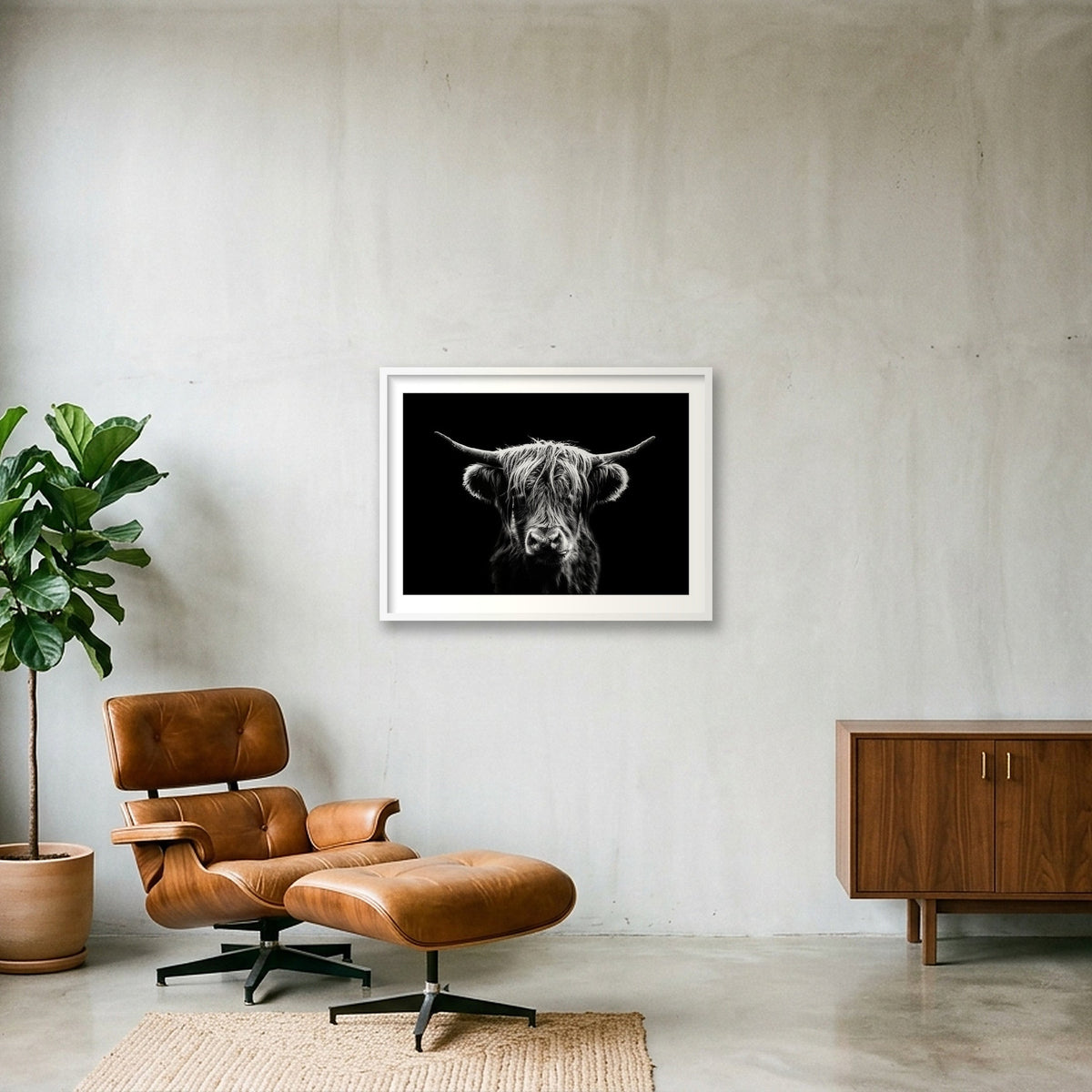 107  — 80×60cm, 31×24" White Frame