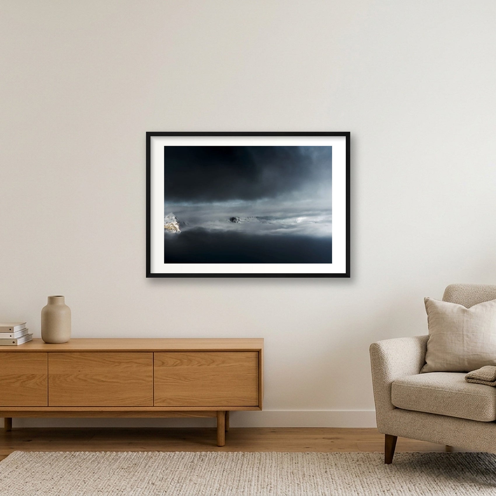 1809 — 84×59cm, 33×23" Black Frame