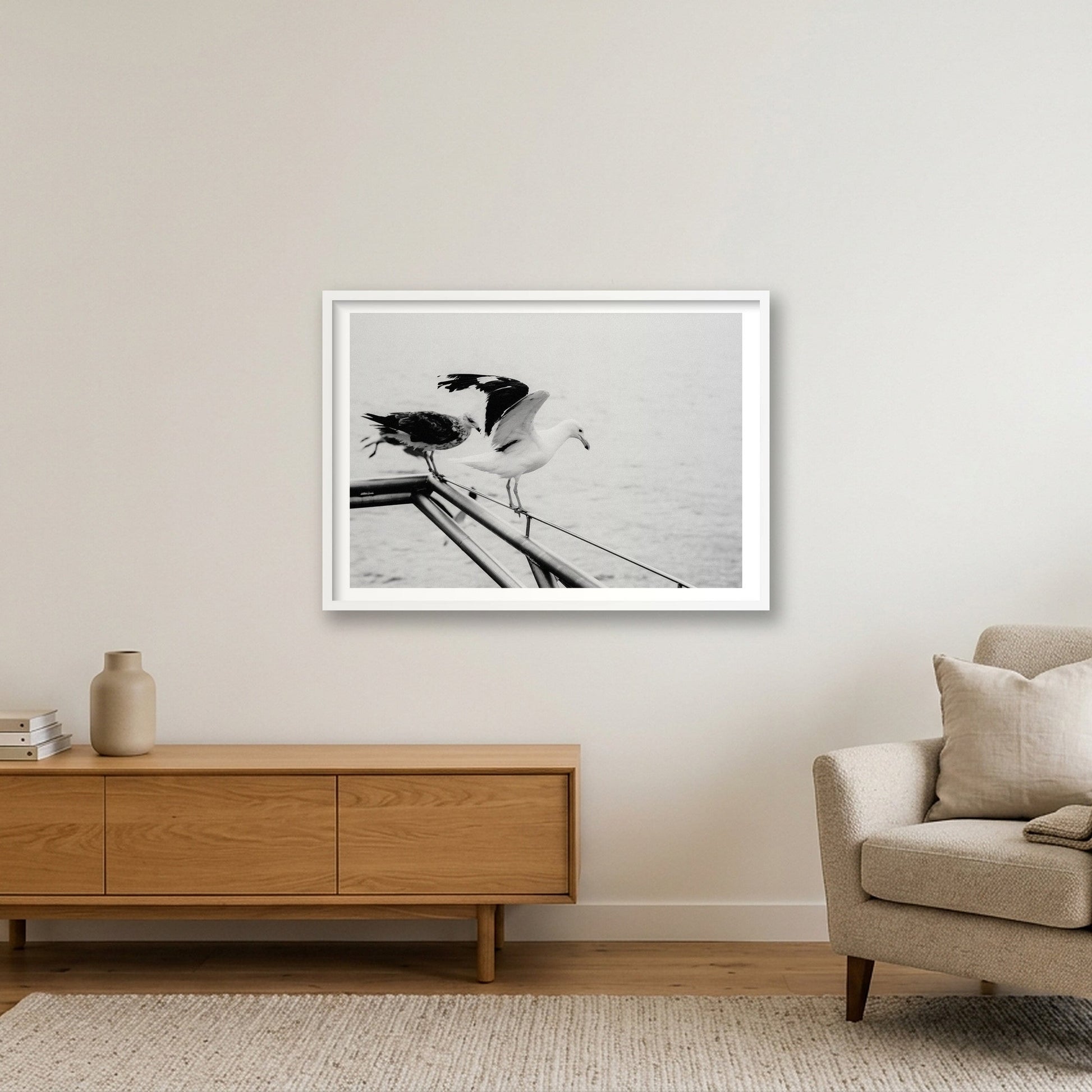 494 — 84×59cm, 33×23" White Frame