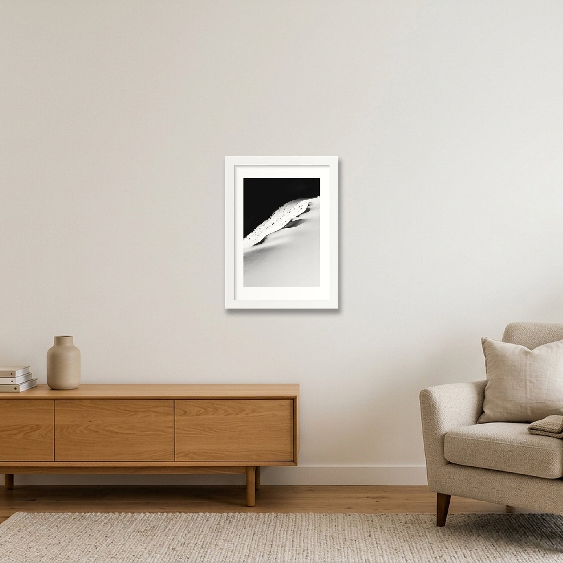123 — A4 (21×30cm, 8×12") White Frame