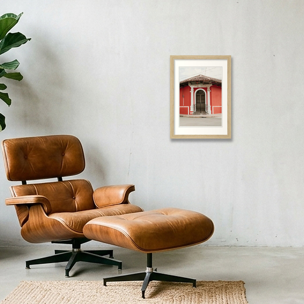 1233 — A4 (21×30cm, 8×12") Oak Frame