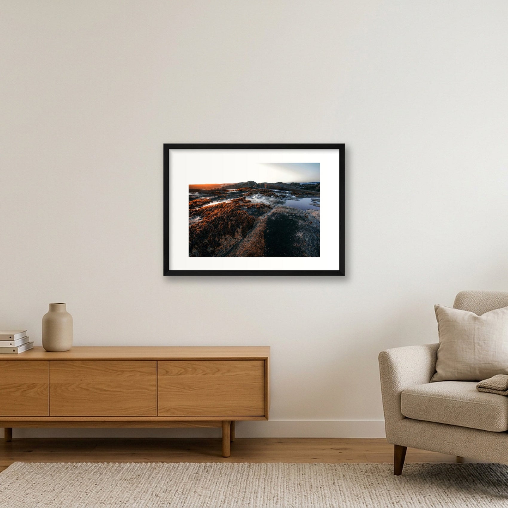 1392 — 59×42cm, 23×17" Black Frame