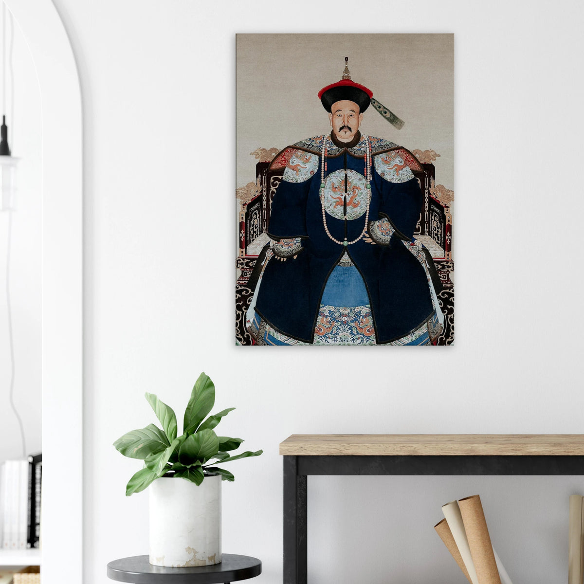 Chinese Imperial Portrait Wall Art Canvas Print Canvas Print wall art image 8