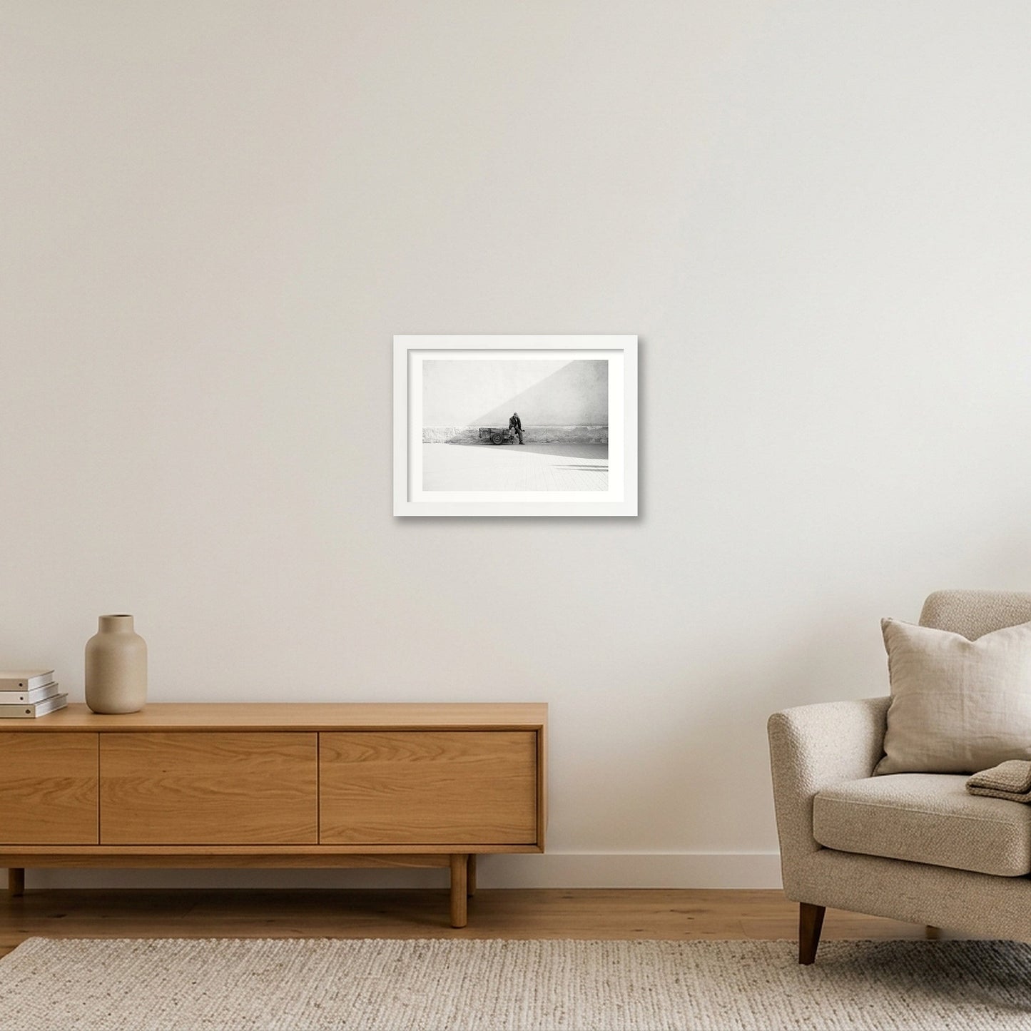 1852  — A4 (30×21cm, 12×8") White Frame