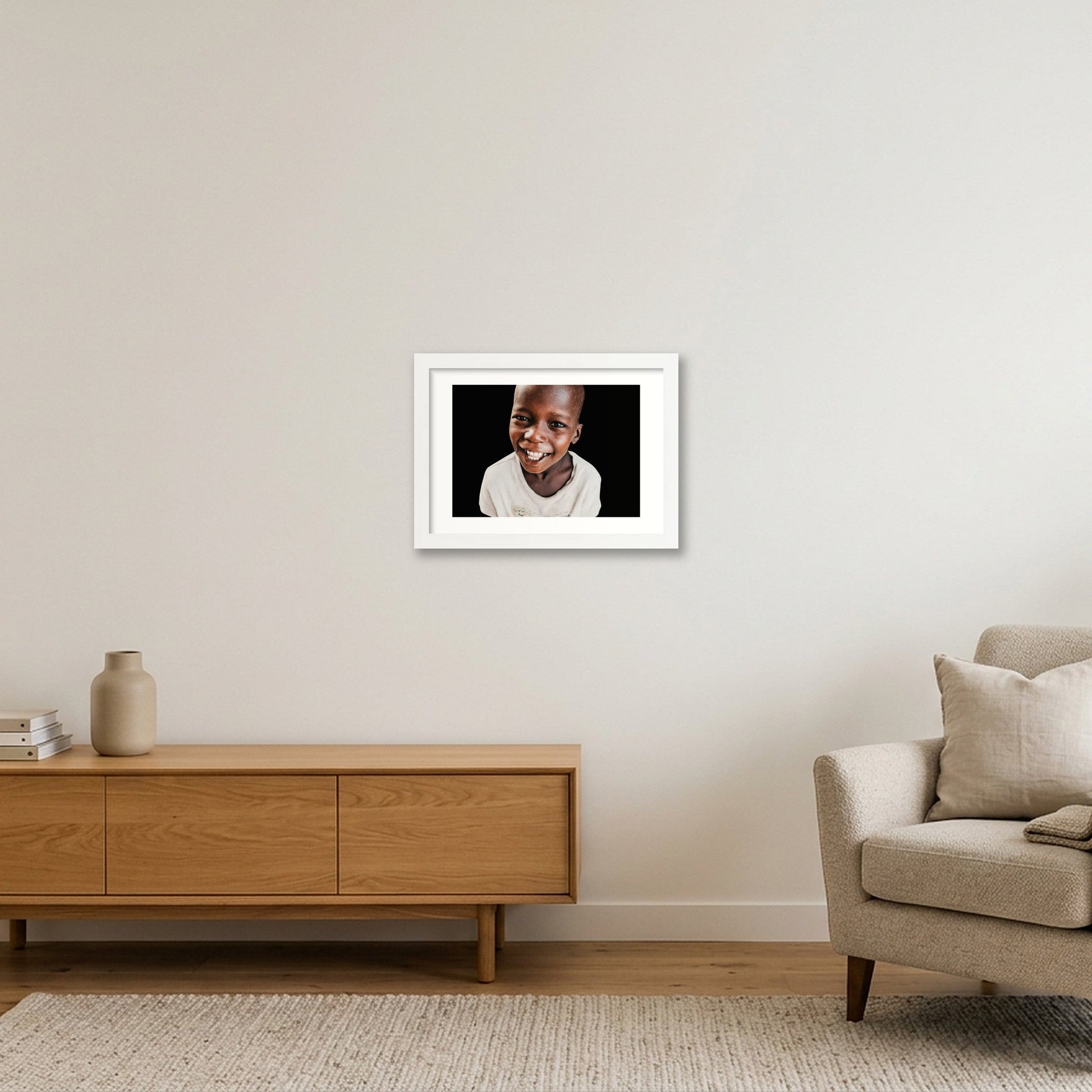 8 — A4 (30×21cm, 12×8") White Frame