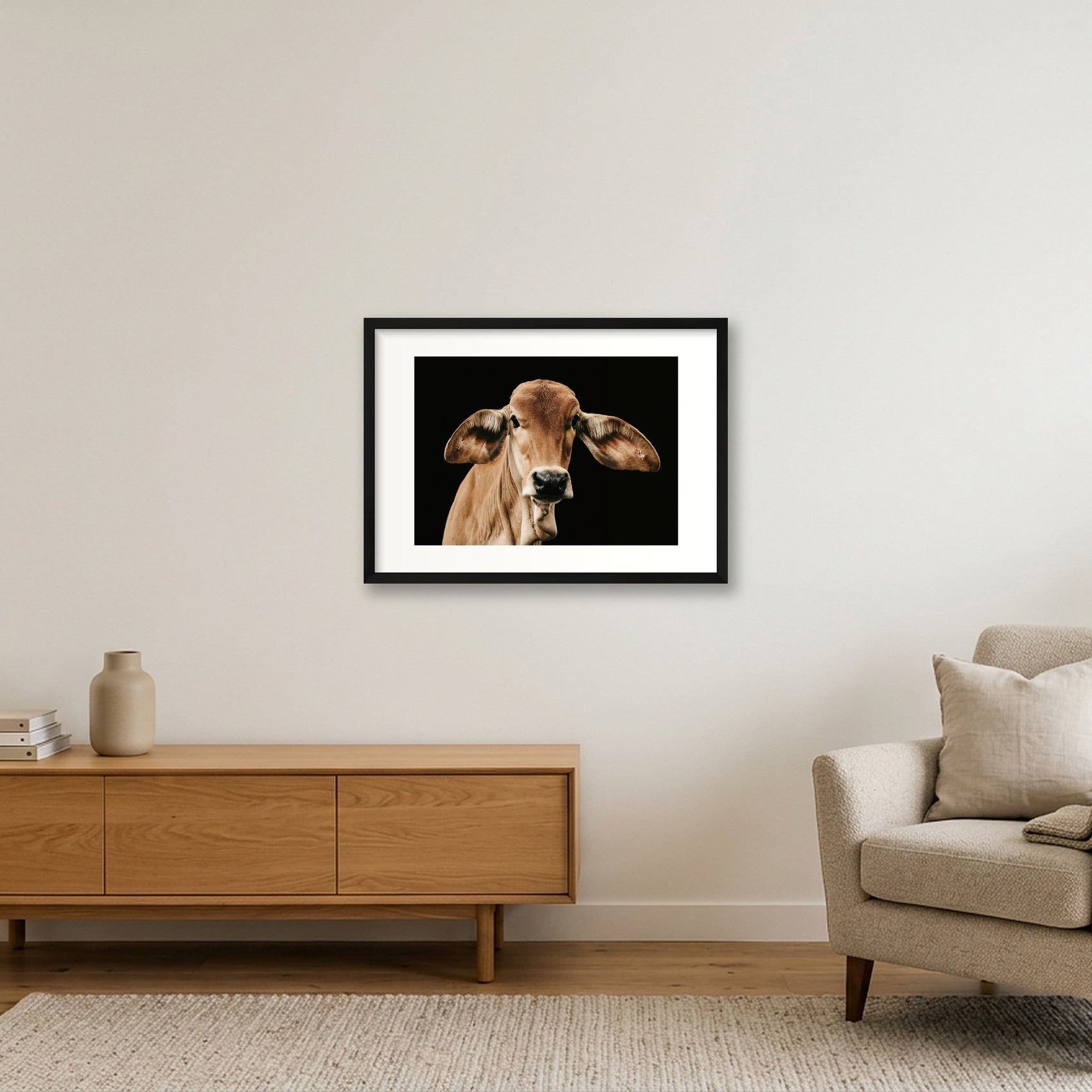 1371 — 59×42cm, 23×17" Black Frame