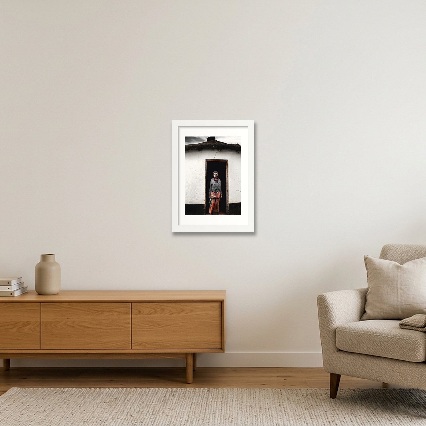 90 — A4 (21×30cm, 8×12") White Frame
