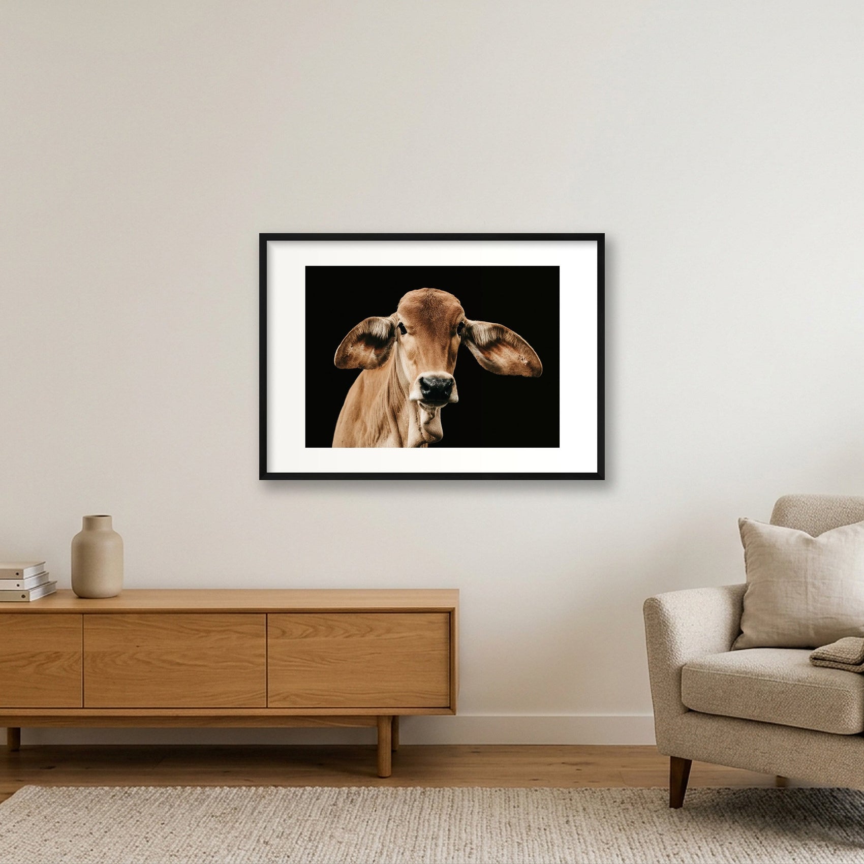 1371 — 84×59cm, 33×23" Black Frame