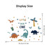Dinosaur Wall Stickers Removable Waterproof Kid Room Nursery Decals Bedroom Makeover Playroom Decor Toddler Gift Renter Friendly 30x60cm Art detail view 3