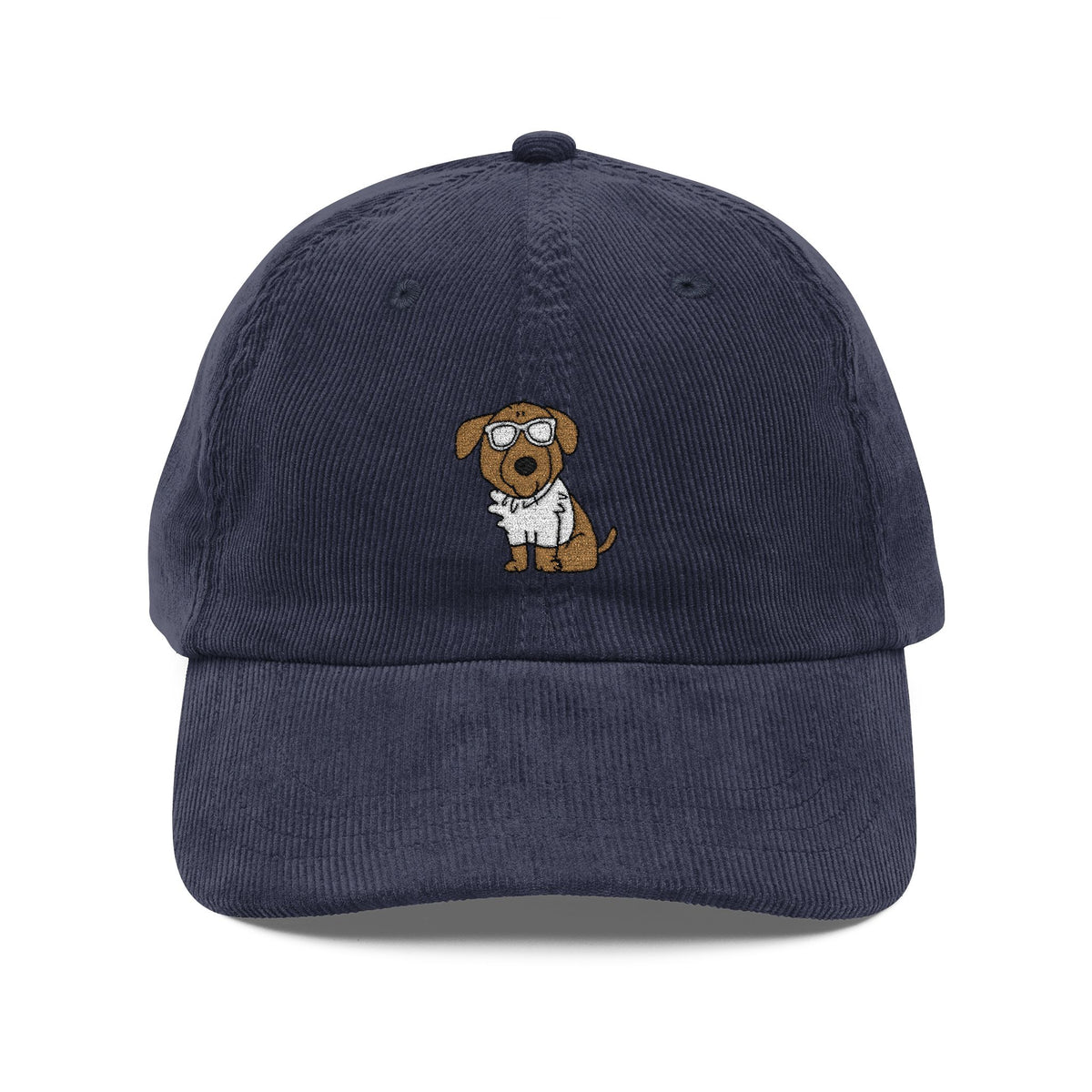 Dog Embroidered Corduroy Hat Cute Puppy Glasses Cap Gift Idea For Pet Owners Vintage Style Casual – product image 4