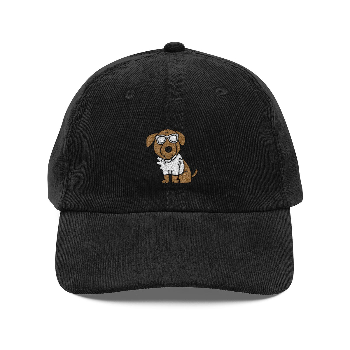 Dog Embroidered Corduroy Hat Cute Puppy Glasses Cap Gift Idea For Pet Owners Vintage Style Casual – product image 5