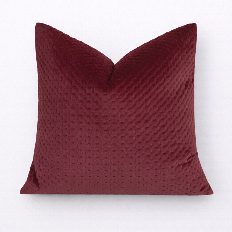 Dusty Rose Textured Cushion Cover Pink Square Pillow Soft shown as the main product