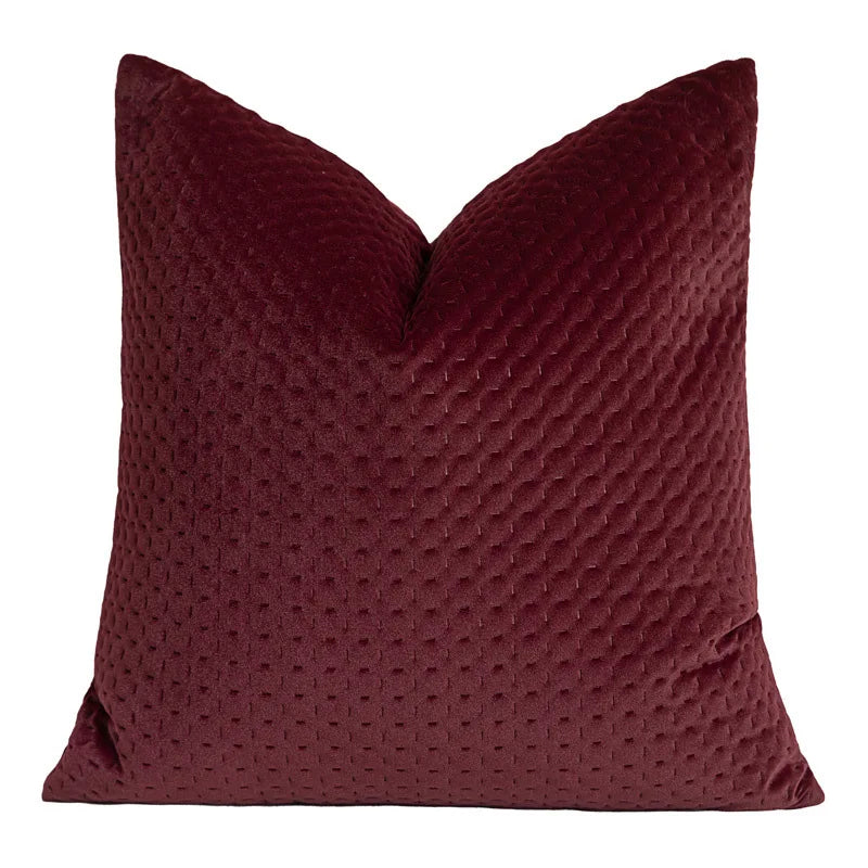 Dusty Rose Textured Cushion Cover Pink Square Pillow Soft shown in alternate product detail