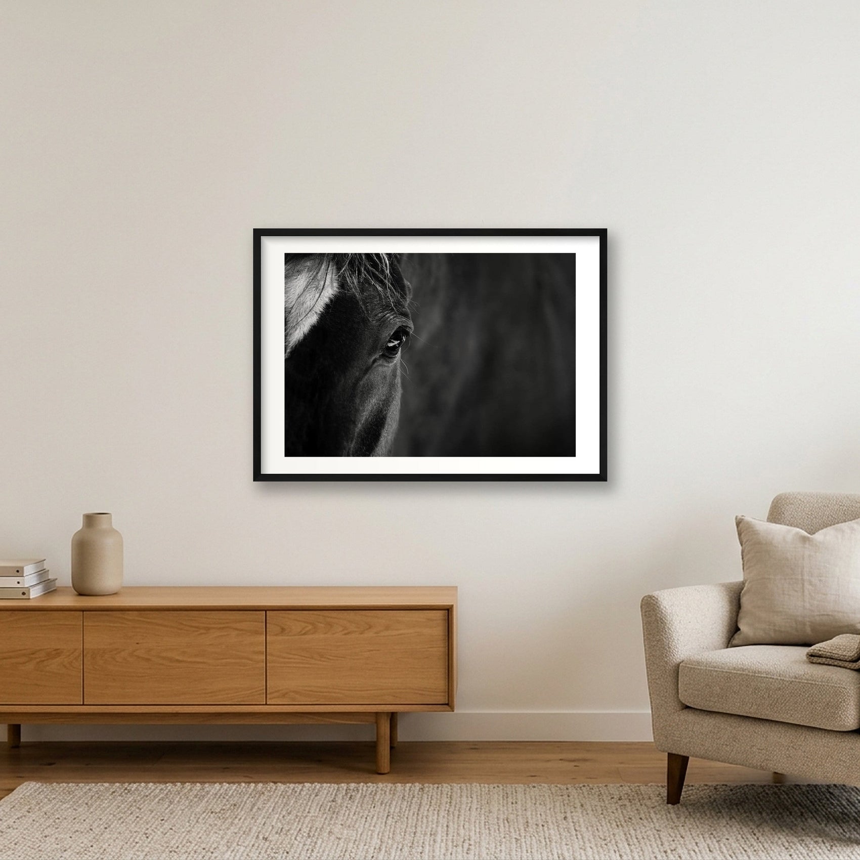 1877 — 84×59cm, 33×23" Black Frame