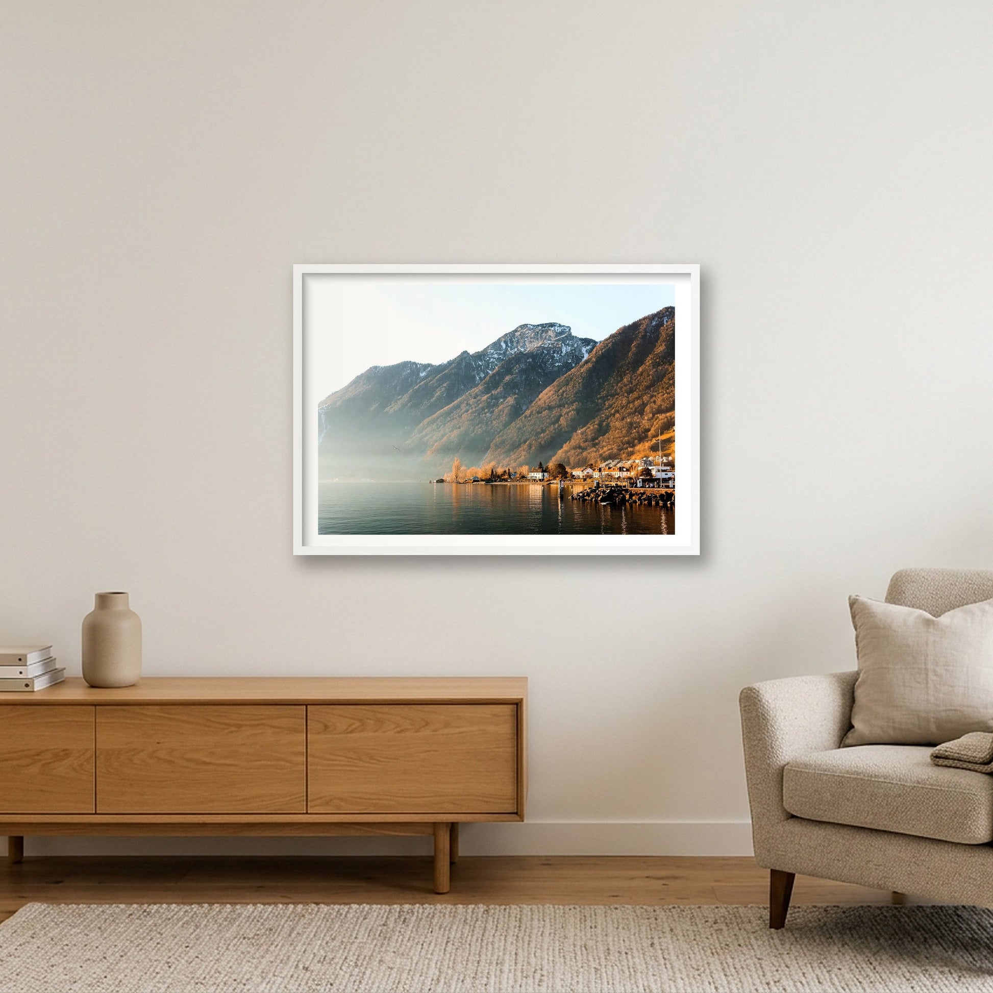421 — 84×59cm, 33×23" White Frame