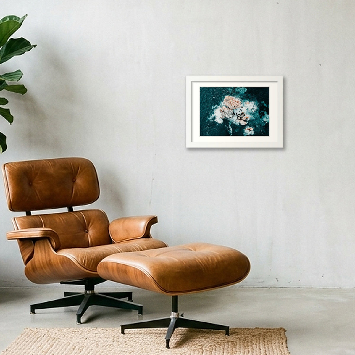 156 — A4 (30×21cm, 12×8") White Frame