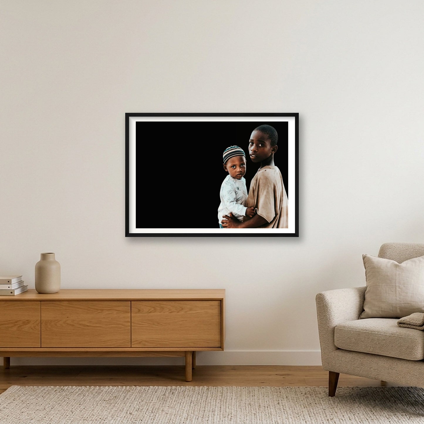 116 — 84×59cm, 33×23" Black Frame
