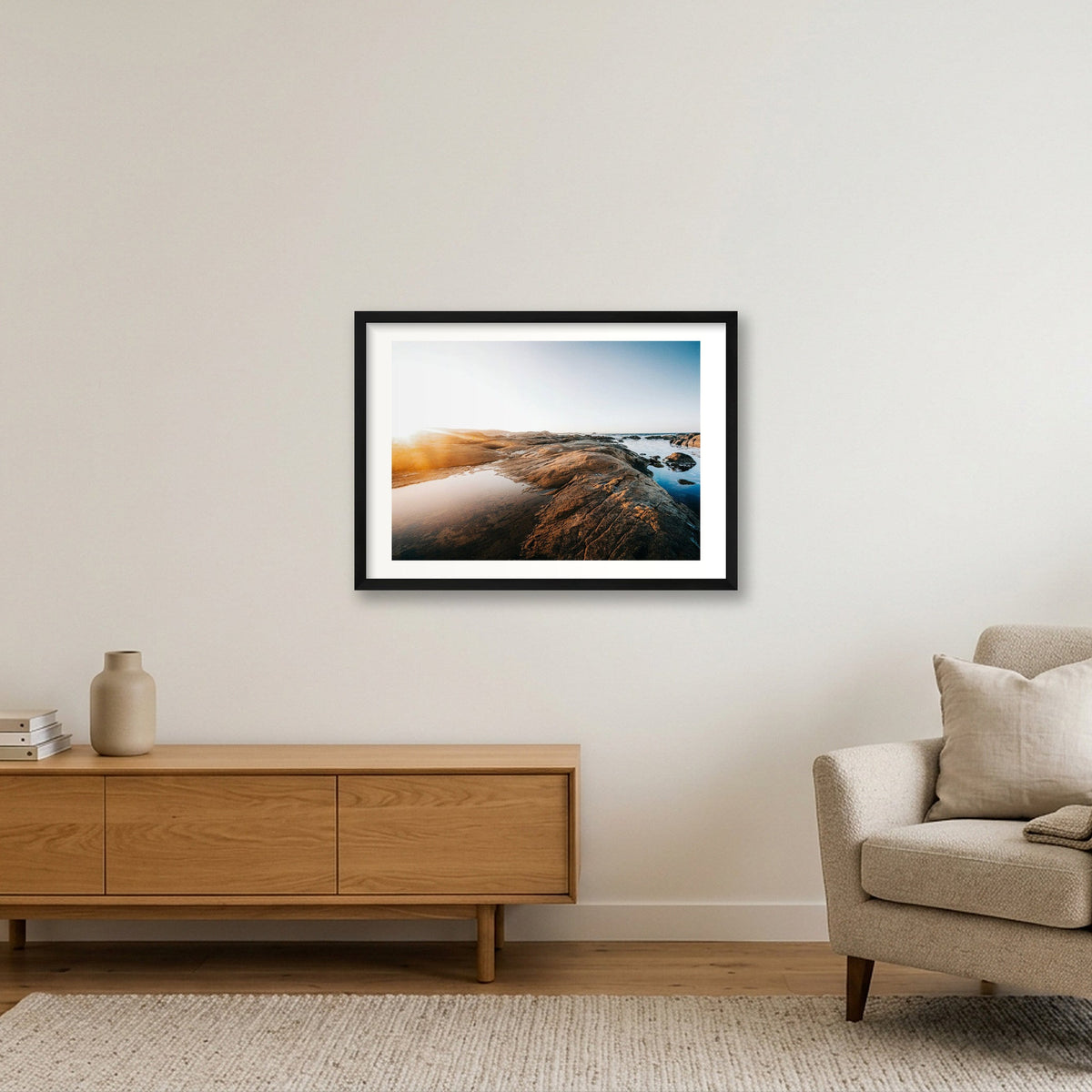 452 — 59×42cm, 23×17" Black Frame