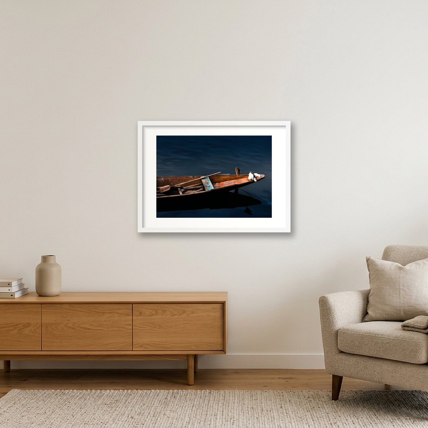 14 — 59×42cm, 23×17" White Frame