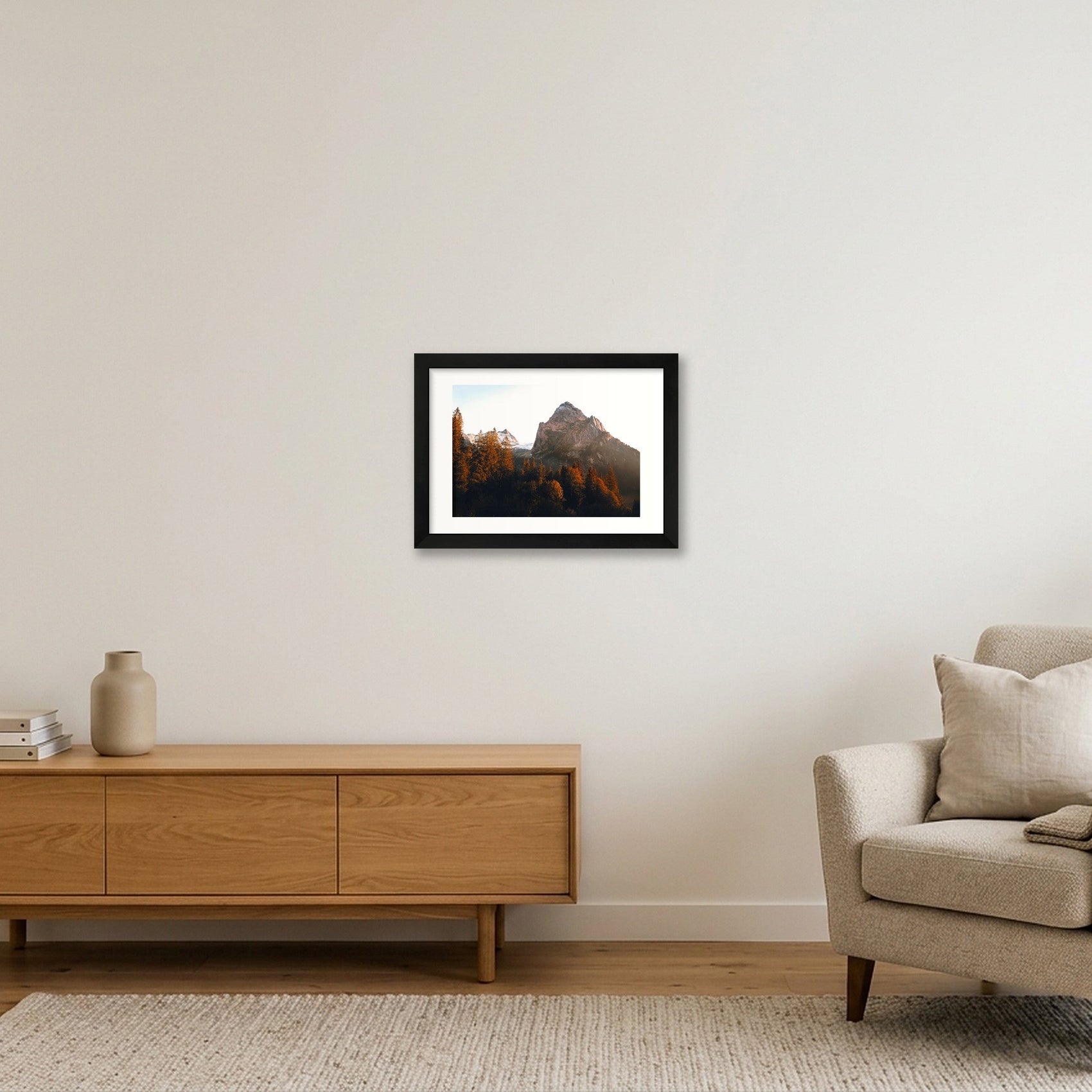 129 — A4 (30×21cm, 12×8") Black Frame