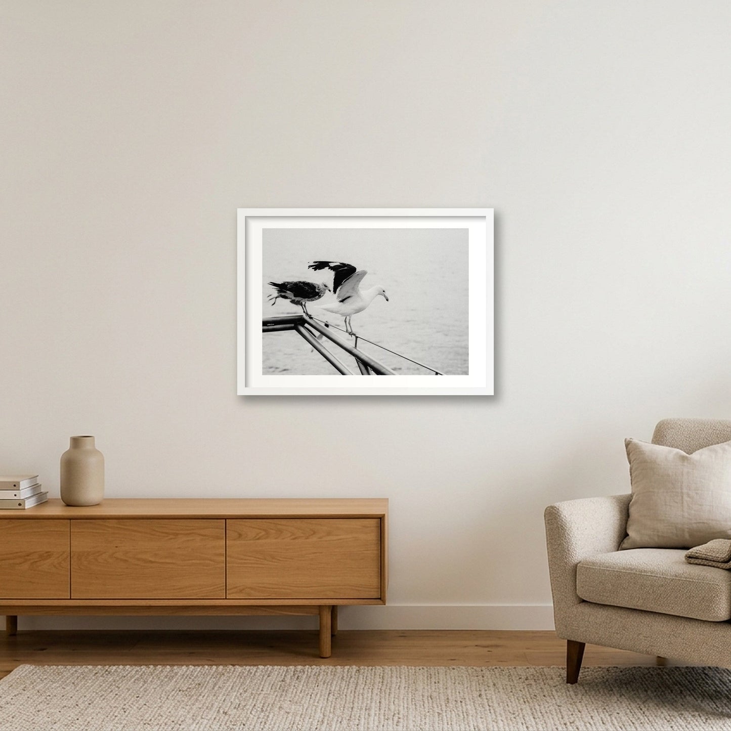 494 — 59×42cm, 23×17" White Frame
