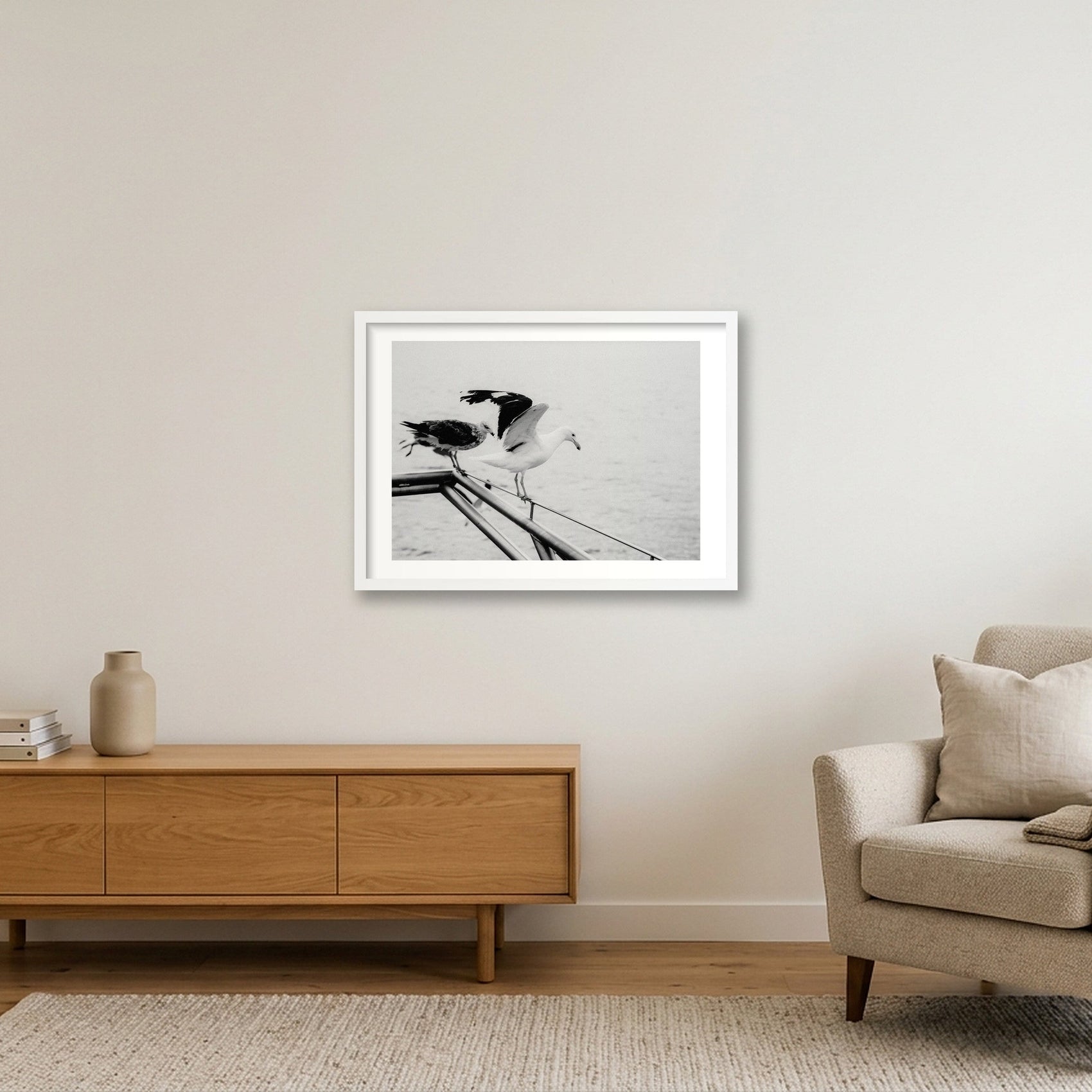 494 — 59×42cm, 23×17" White Frame