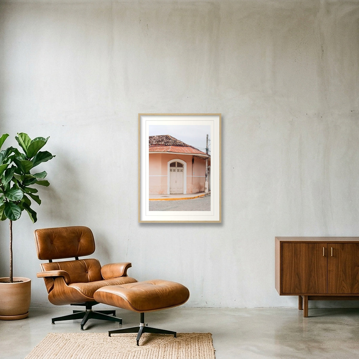 1258  — 60×80cm, 24×31" Oak Frame