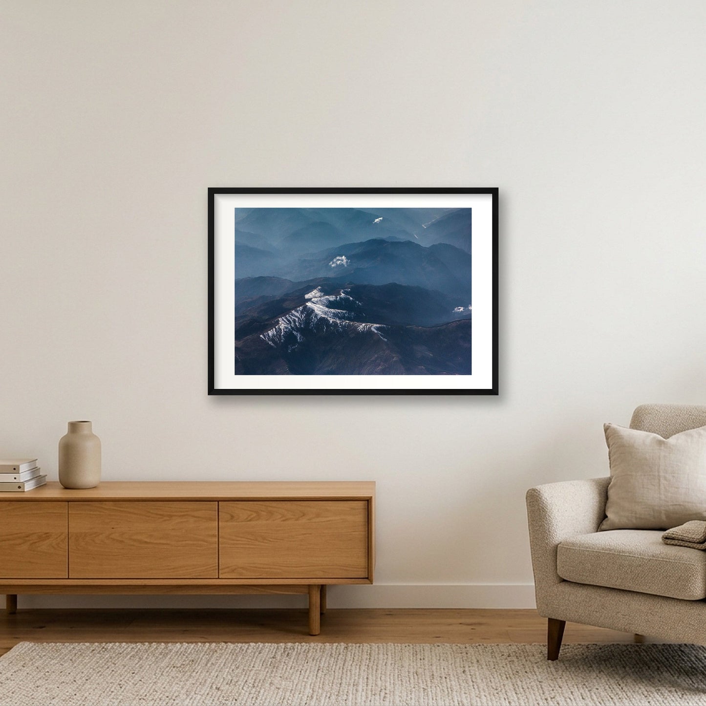 97 — 84×59cm, 33×23" Black Frame